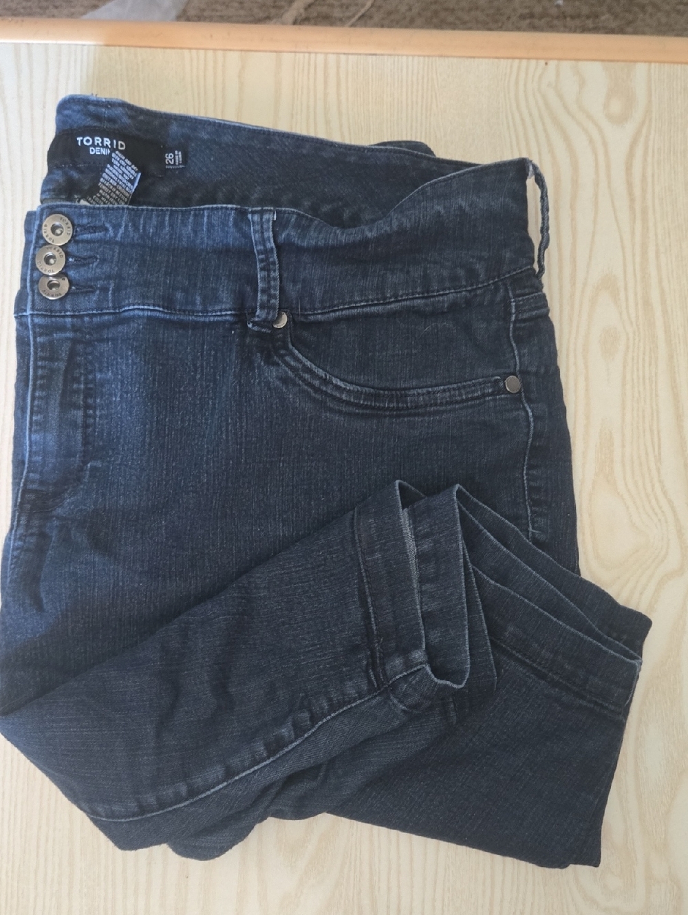Torrid jegging Highrise Bermuda Shorts